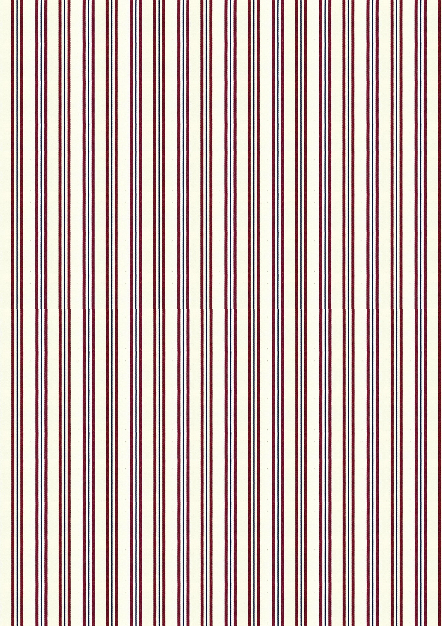 300TC Cotton Coffee and Blue narrow stripes